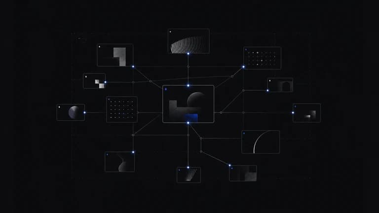 Connected visual references forming a searchable design memory